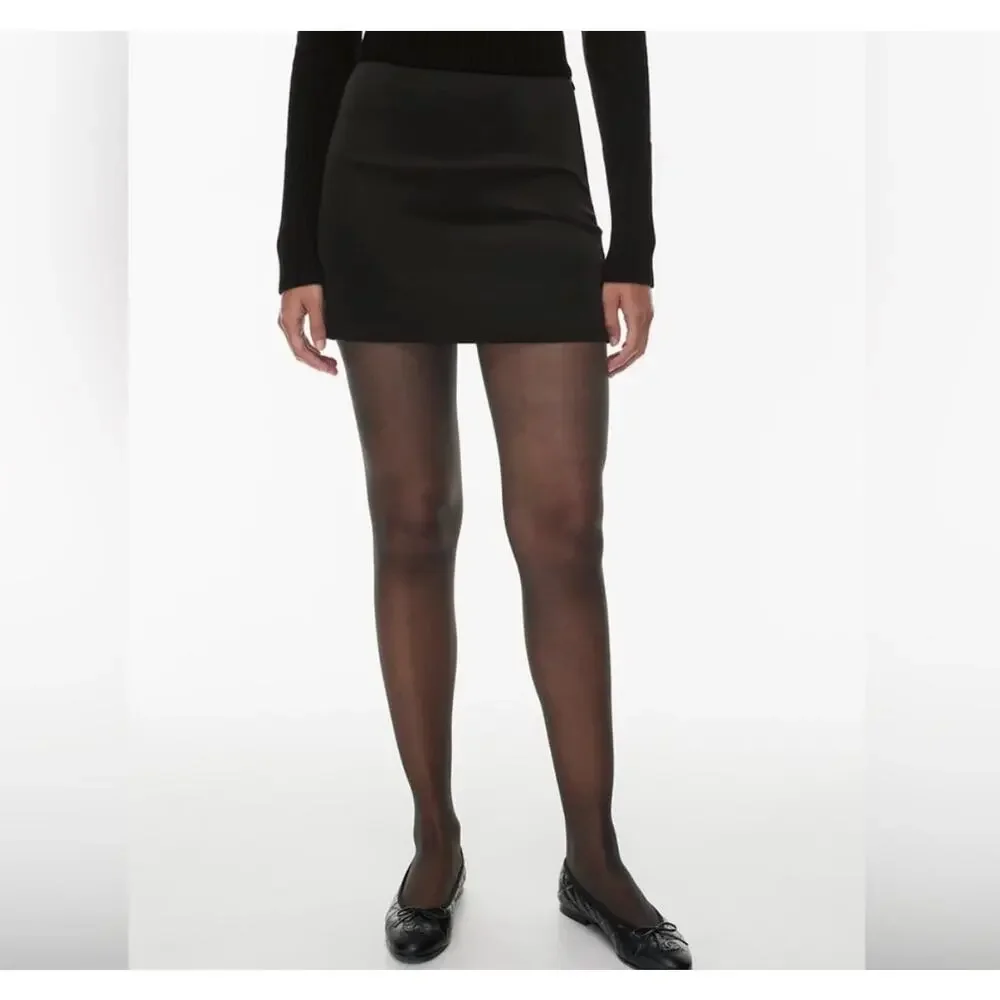 Sunday Best black mini skirt size 8 waist is 15 inches laying flat NWT MSRP $48 - Picture 1 of 7